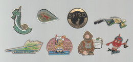 PINS PIN'S PLONGEE 932 SPIRO APNEE DON DU SANG FFDSB FRAMETO SIROPH TIR  LOT 8 PINS - Buceo