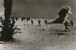 Real Photo WWII 2 Eme Guerre Mondiale Resistance Infantry Tripolitaine  Fighting In Desert - Libia