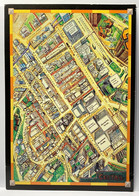 Central Detail Street Road Map, 1997, Hong Kong Map Postcard - China (Hongkong)