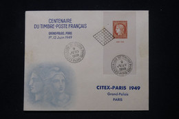 FRANCE - Enveloppe FDC En 1949 - Citex  - L 101577 - ....-1949