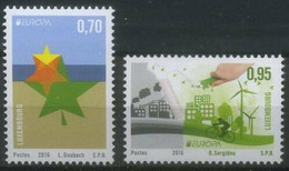 Luxembourg 2016 Europa CEPT, Think Green, Ecology MNH** - 2016