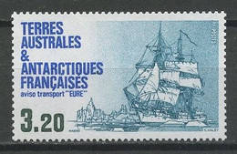 TAAF 1987 N° 129 ** Neuf MNH Superbe C 1.90 € Navire Bateaux Aviso Transport Eure Boats Sailboat - Neufs