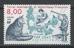 TAAF 1999 N° 242 ** Neuf MNH  Superbe C 4 € Faune Pop Chats Cats Kerguelen Carte Animaux Fauna - Neufs