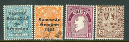 Ireland MH And USED 1922 - Altri & Non Classificati