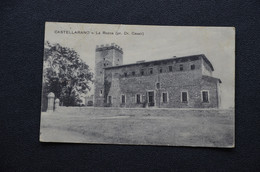 CARTOLINA REGGIO EMILIA CASTELLARANO LA ROCCA PROPRIETA CASALI TAGLIO VG 1930 ROVINATA - Reggio Emilia