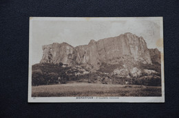 CARTOLINA REGGIO EMILIA CASTELNOVO PIETRA BISMANTOVA PANORAMA IL CASTELLO ROCCIOSO VG 1920 TIMBRO SANTUARIO - Reggio Emilia