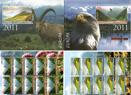 South Ossetia . EUROPA CEPT 2011.Forests (Eagle, Mountains). Booklet - 2011