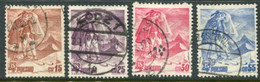 POLAND 1939  World Cup Ski Races.used.  Michel 351-54 - Oblitérés