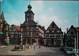 Heppenheim - Marktplatz Mit Rathaus Und Marienbrunnen - Heppenheim