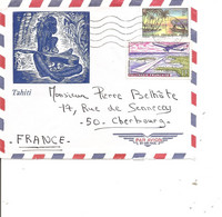 Polynésie ( Lettre Par Avion De 1967 De Papeete Vers La France à Voir) - Covers & Documents