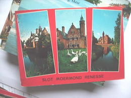 Nederland Holland Pays Bas Renesse Met Slot Moermond In Rood - Renesse