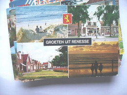 Nederland Holland Pays Bas Renesse Met Dorp En Zee - Renesse