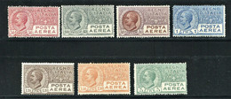 REGNO 1926-28 POSTA AEREA SOP.TI SERIE CPL. ** MNH - Posta Aerea