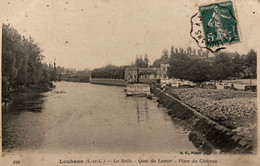 Louhans - La Seille - Le Quai Du Lavoir - La Place Du Château - Bains Publics Grand Bateau Lavoir - Louhans