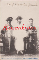 Korea Old Postcard CPA The Full Dress Of The Form Civil Officer Esperanto Koreoj Kin Vestas Formule - Korea (Zuid)