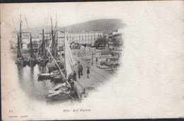 CPA ALGER ALGIERS ALGERIA  BONE No.24 QUAI WARNIER DOS NON DIVISE HARBOUR WINDPOWERED BOATS SHIPPING - Annaba (Bône)