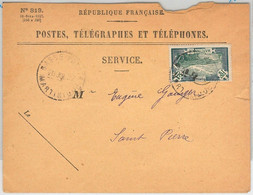 45071  MARTINIQUE -  POSTAL HISTORY: COVER From Basse-Point To USA 1932 - Lettres & Documents