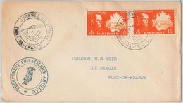 45078 - MARTINIQUE -  POSTAL HISTORY: SPECIAL POSTMARK On COVER  1947 - Lettres & Documents