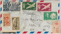 45081  -  MARTINIQUE -  POSTAL HISTORY: COVER To USA 1947  - VERY NICE!! - Lettres & Documents