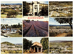 (UU 21) France - Manosque (posted 1970 's ?)  9 Views - Manosque