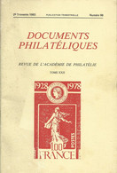 ACADEMIE DE PHILATELIE DOCUMENTS PHILATELIQUES N° 96 + Sommaire - Autres & Non Classés