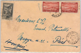 45001  -  MAROC Morocco -  POSTAL HISTORY - COVER To HUNGARY 1934 - Covers & Documents