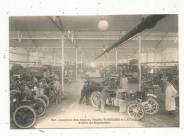 Cp, Usine Automobiles ,soc.anonyme Des Anciens établissements PANHARD Et LEVASSEUR , Atelier De Réparation, Vierge - Autres & Non Classés