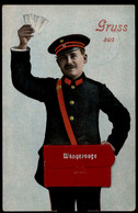 AK/CP Leporello  Wangerooge  Briefträger  Postbote    Gel/circ. 1912   Erhaltung/Cond. 2  Nr. 01343 - Wangerooge
