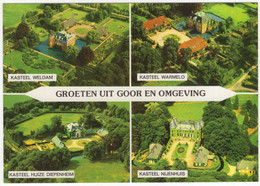 Delcampe - Groeten Uit Goor En Omgeving: Kasteel Weldam, Warmelo, Nijenhuis En Huize Diepenheim - (Holland) - Goor