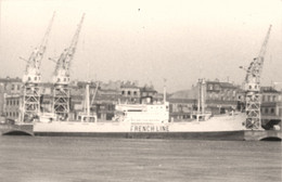 VILLE DE QUEBEC * Carte Photo * Bateau Cargo Paquebot Commerce Marchande ? Compagnie Générale Armement Maritime CGAM - Commerce