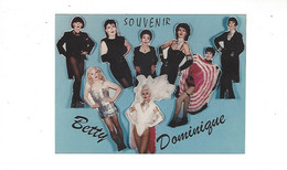 Delcampe - SOUVENIR DE BETTY DOMINIQUE  DEDICACEE             **   RARE    A  SAISIR **** - Kabarett