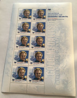 (stamp 18-7-2021) Australia - 2002 Winter Olympic Gold Medalist - Steven Bradbury - Mint Sheetlet (45 Cent Stamps X 10) - Invierno 2002: Salt Lake City