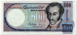 VENEZUELA,500 BOLIVARES,1998,P.67f,XF+ - Vietnam
