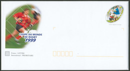 Prêt à Poster Neuf** Avec Carte -  Coupe Du Monde De Rugby 1999 - N° 3280-E1 (Yvert) - France 1999 - PAP : Sovrastampe Private