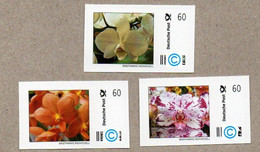[B049]  BRD - "Marke Individuell" - 3 W - Orchideen, Orquídea, Orchidée, Orchid - Orchidee