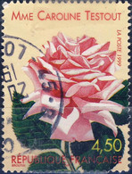 3249 ROSE De CAROLINE TESTOUT    OBLITERE  ANNEE 1999 - Usati