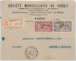 45004   FRANCAISE MAROC Morocco - POSTAL HISTORY: COVER To SWITZERLAND 1930 - Lettres & Documents