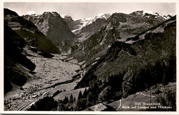 Braunwald - Blick Auf Linthal Und Tödikette (2143) * 22. 8. 1946 - Linthal