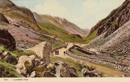 Postcard Llanberis Pass North Wales My Ref B14362MD - Caernarvonshire