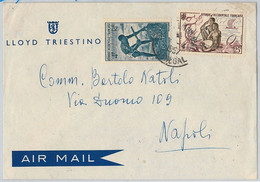 46199  - SENEGAL  -  POSTAL HISTORY - COVER To ITALY  1957 - AGRICULTURE Fishing - Lettres & Documents