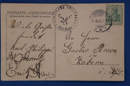 X4 ALLEMAGNE ALSACE ELSASS BELLE CARTE  1908  DAGBSURG POUR KABERN   +CACHET A PONT +AFFR. INTERESSANT - Autres & Non Classés