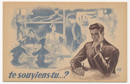 CPSM - Te Souviens-tu ? Illustration Paul Claveau (1948) S.T.O. - Weltkrieg 1939-45