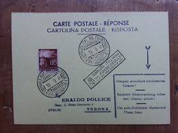 REPUBBLICA. - Marcofilia - Giornata Del Francobollo - Verona 1946 + Spese Postali - F.D.C.