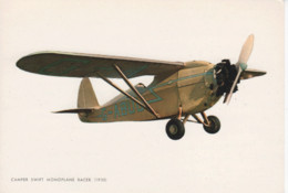 AVIATION- CAMPER SWIFT Monoplan Racer ( 1930) - 1919-1938: Entre Guerres