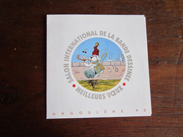 CARTE DE VOEUX DU SALON D'ANGOULEME ILLUSTRE PAR   GOTLIB - Gotlib