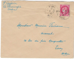 CÉRÈS N°373 La Flamengrie 5 Février 1942 Pour Laon - 1921-1960: Modern Period