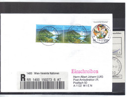 KTM69 UNO WIEN 1999 RECO-BRIEF MICHL 280 + 116  Mit AUFGABESCHEIN Siehe ABBILBUNG - Covers & Documents