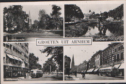 CPA GROETEN UIT ARNHEM GELDERLAND MORE PAYS-BAS & BELGIUM LISTED @ 1 EURO OR LESS - Arnhem