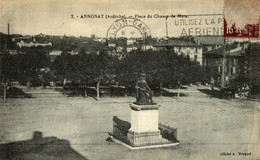 Delcampe - ANNONAY PLACE DU CHAMP DE MARS - Annonay