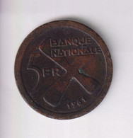 5 Francs Katanga 1961 - Autres – Afrique